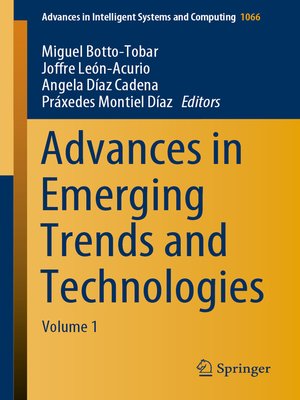 cover image of Advances in Emerging Trends and Technologies